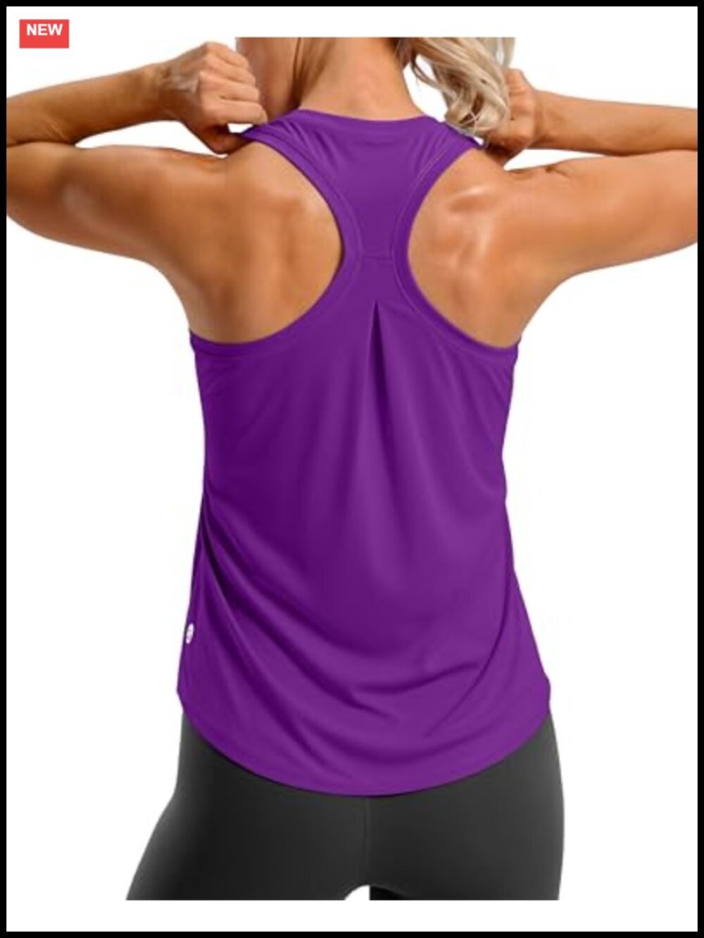 Women's Racerback Workout Tank Top Quick Dry Athletic Gym Shirt